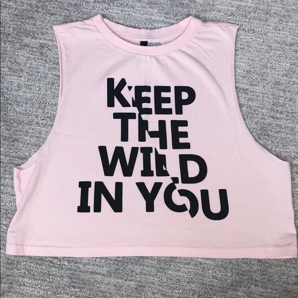 “Keep The Wild In You” Crop Top
